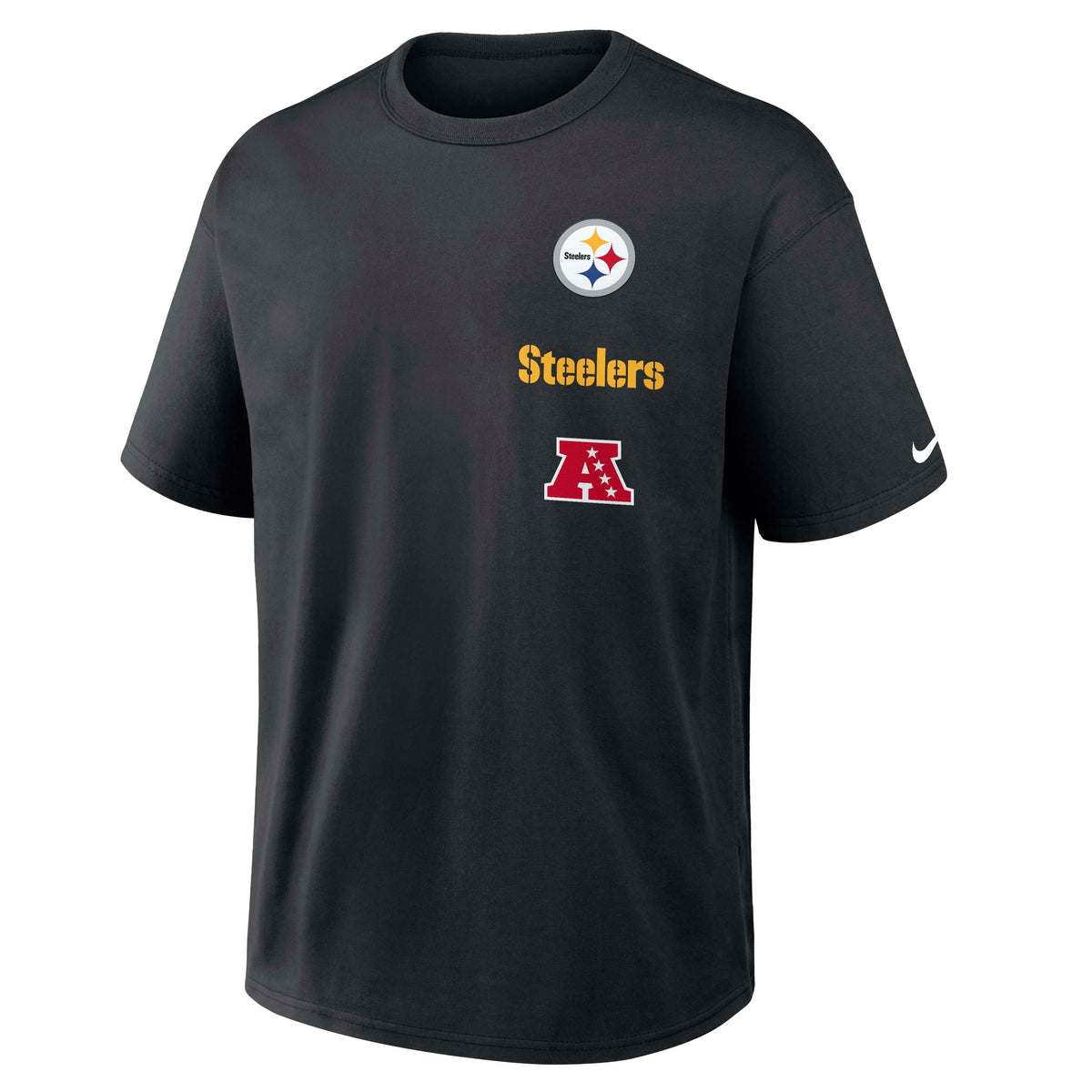 NFL Pittsburgh Steelers Nike Logo Max90 T-Shirt- Black