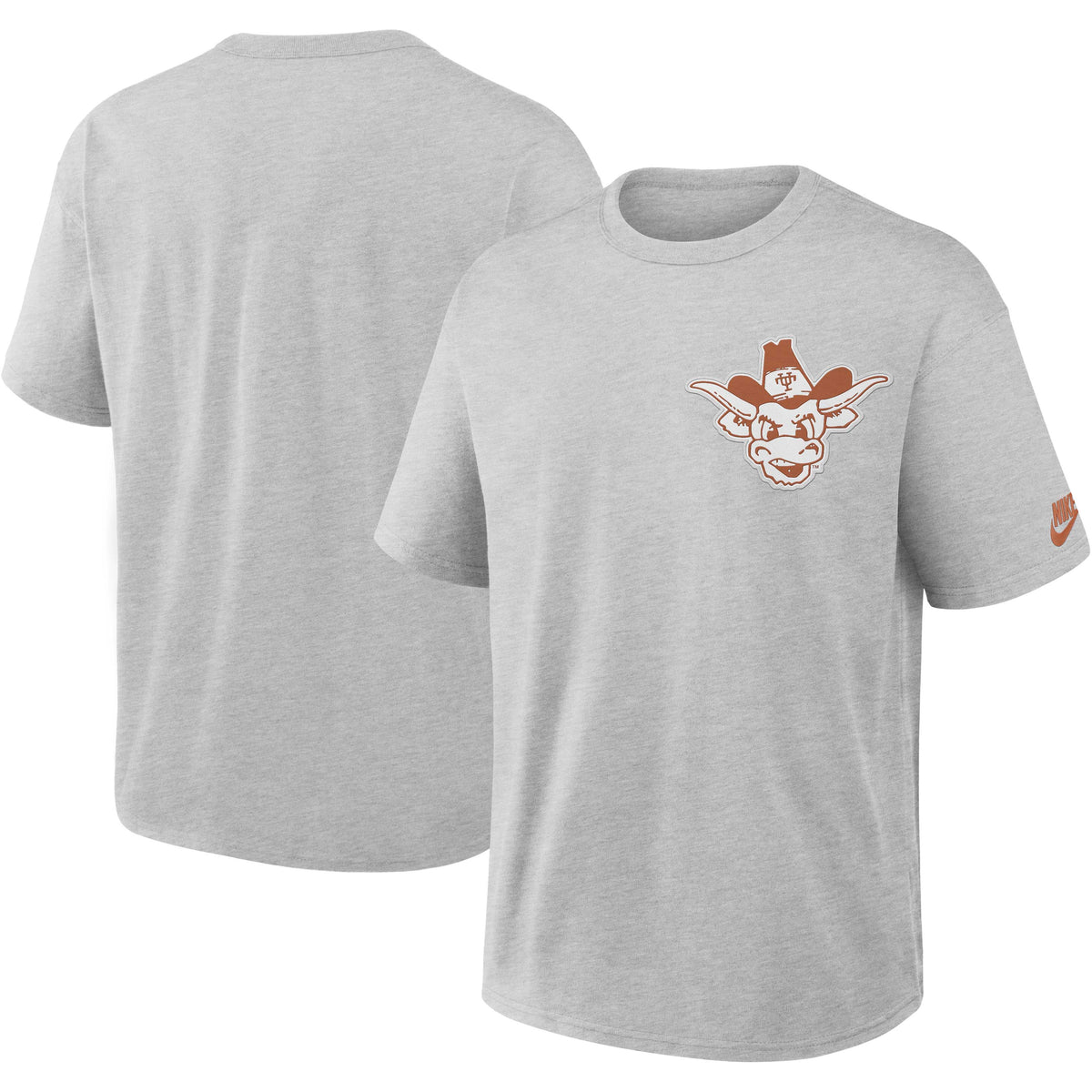 NCAA Texas Longhorns Nike Legacy Max90 T-Shirt- Heather Gray