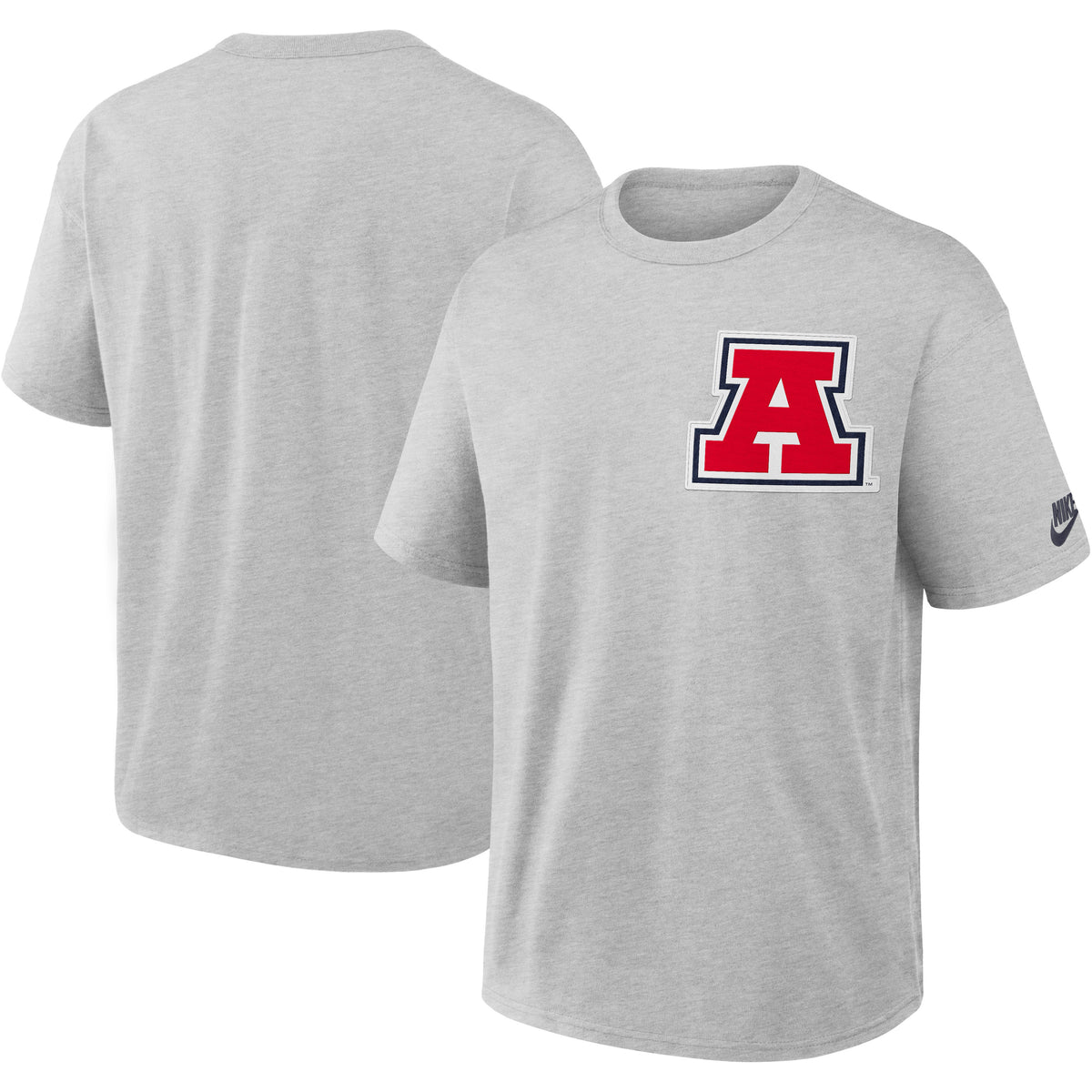 NCAA Arizona Wildcats Nike Max90 Legacy "A" T-Shirt- Gray