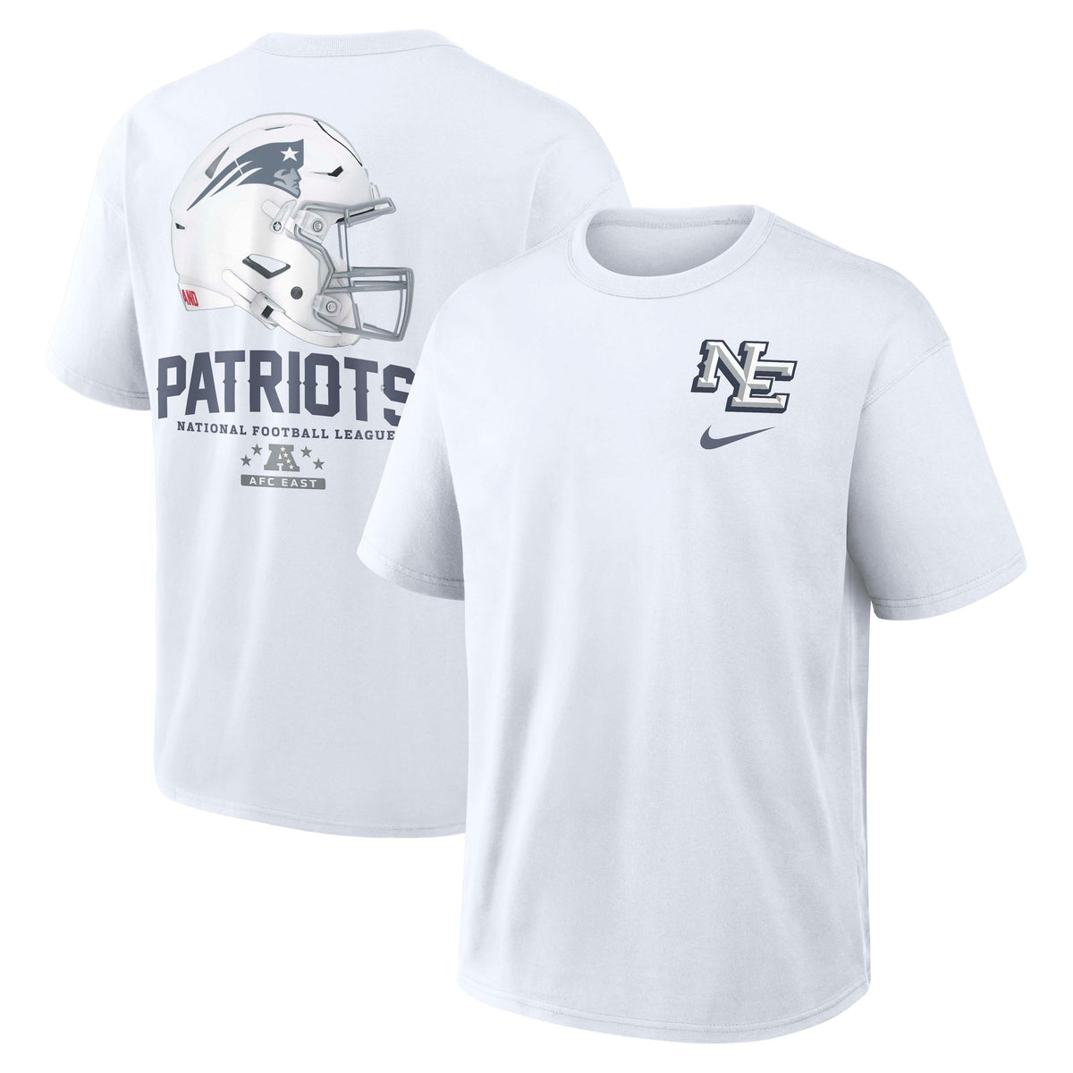 NFL New England Patriots Nike Rivalry Max90 T-Shirt- White