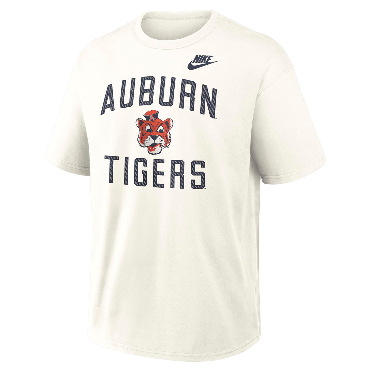 NCAA Auburn Tigers Nike Max90 Legacy Short Sleeve T-Shirt- Cream