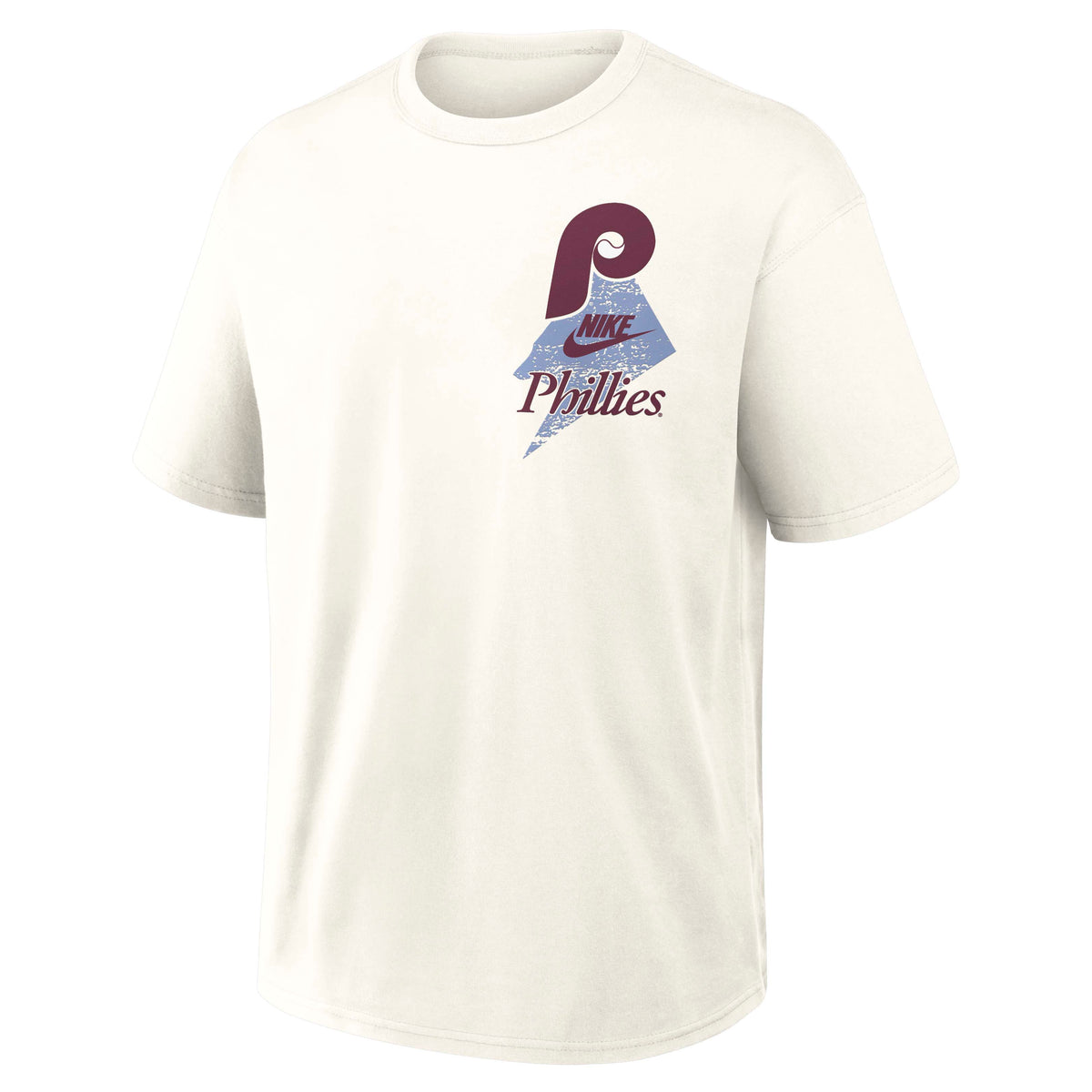 MLB Philadelphia Phillies Nike Pulse Prime Max90 T-Shirt- Light Cream