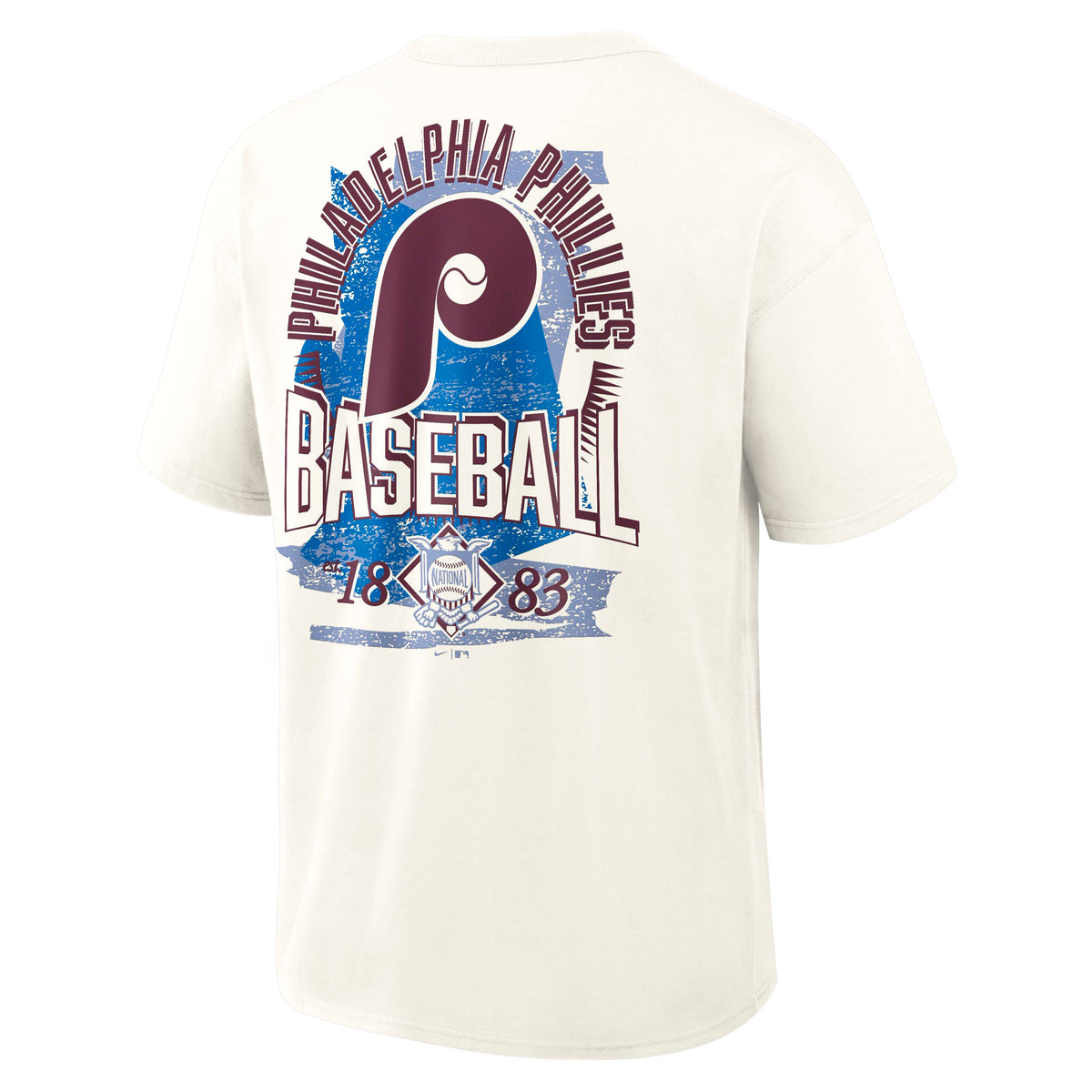 MLB Philadelphia Phillies Nike Pulse Prime Max90 T-Shirt- Light Cream