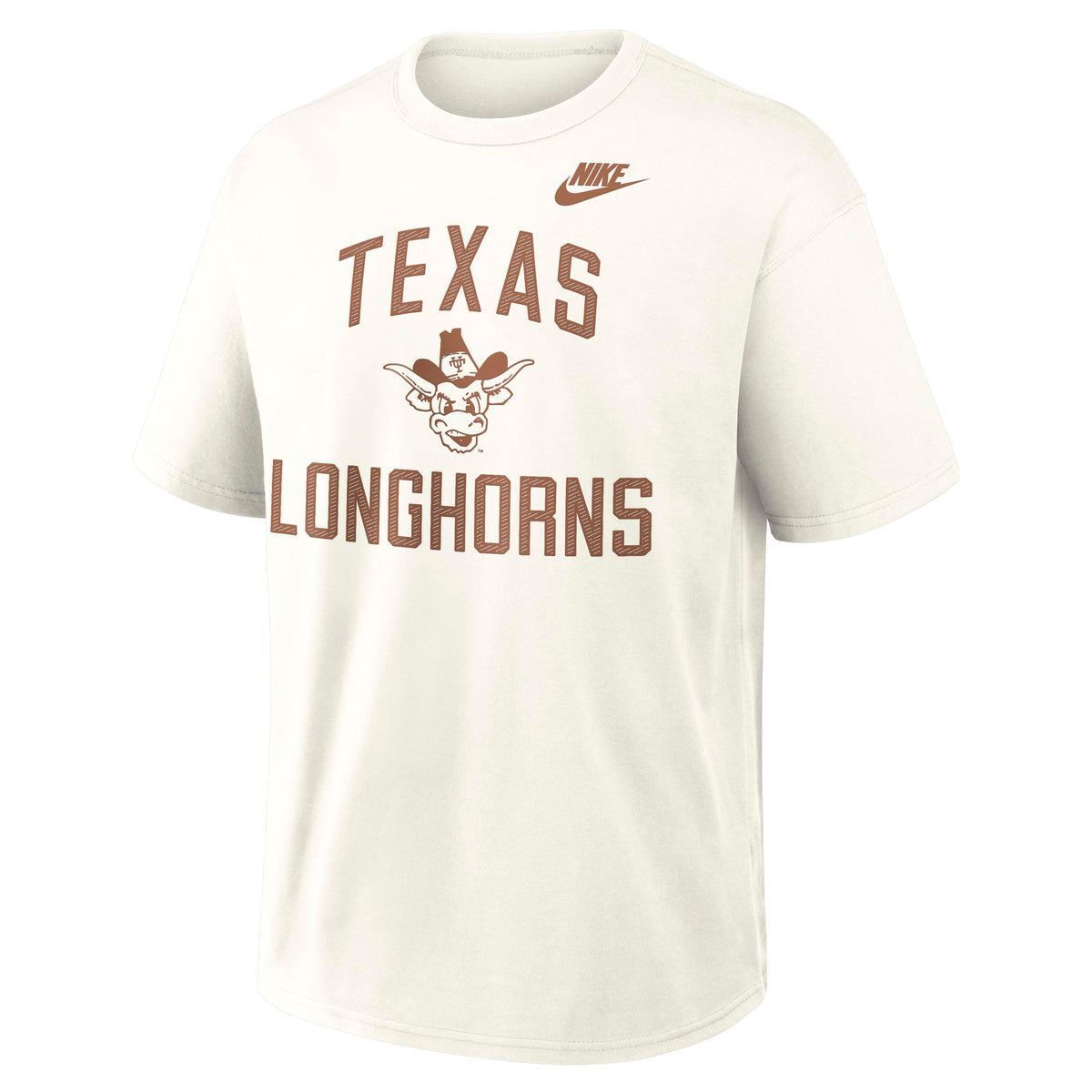 NCAA Texas Longhorns Nike Max90 Legacy Short Sleeve T-Shirt- Cream
