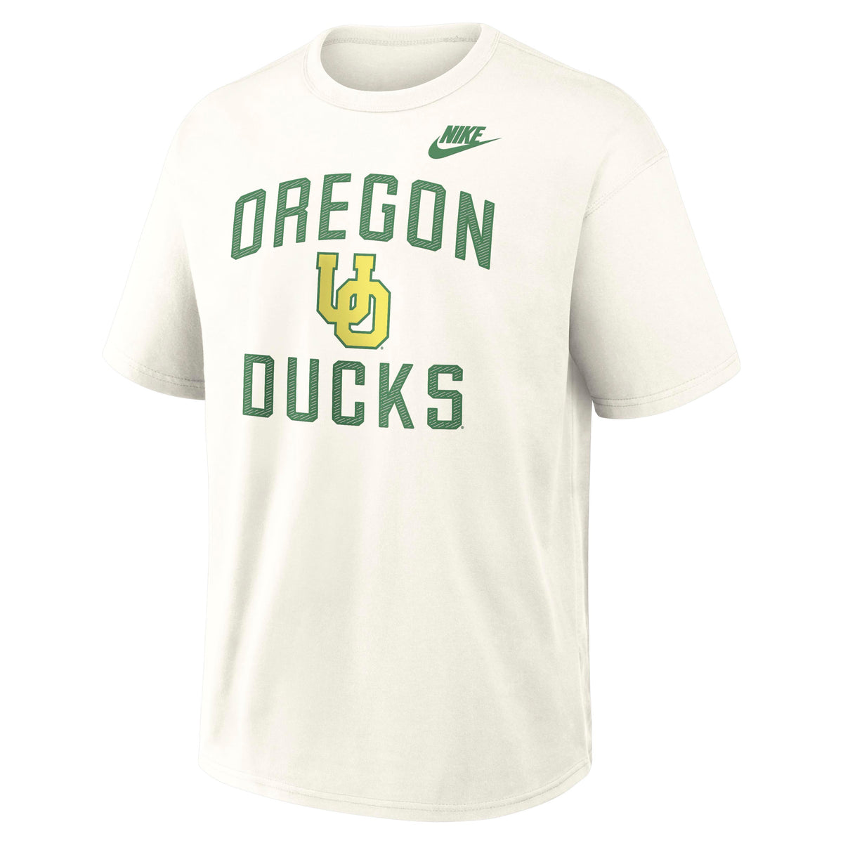 NCAA Oregon Ducks Nike Max90 Legacy Short Sleeve T-Shirt- Cream