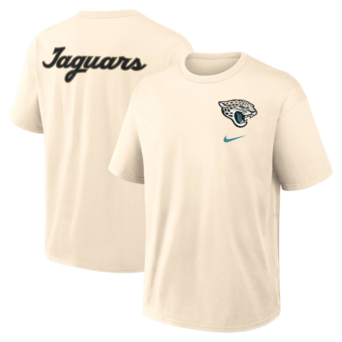 NFL Jacksonville Jaguars Nike Rivalry Max90 T-Shirt- Cream