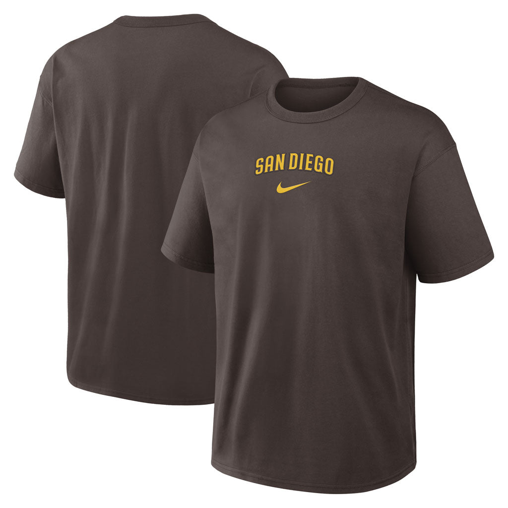 MLB San Diego Padres Nike City Name Max90 T-Shirt - Brown