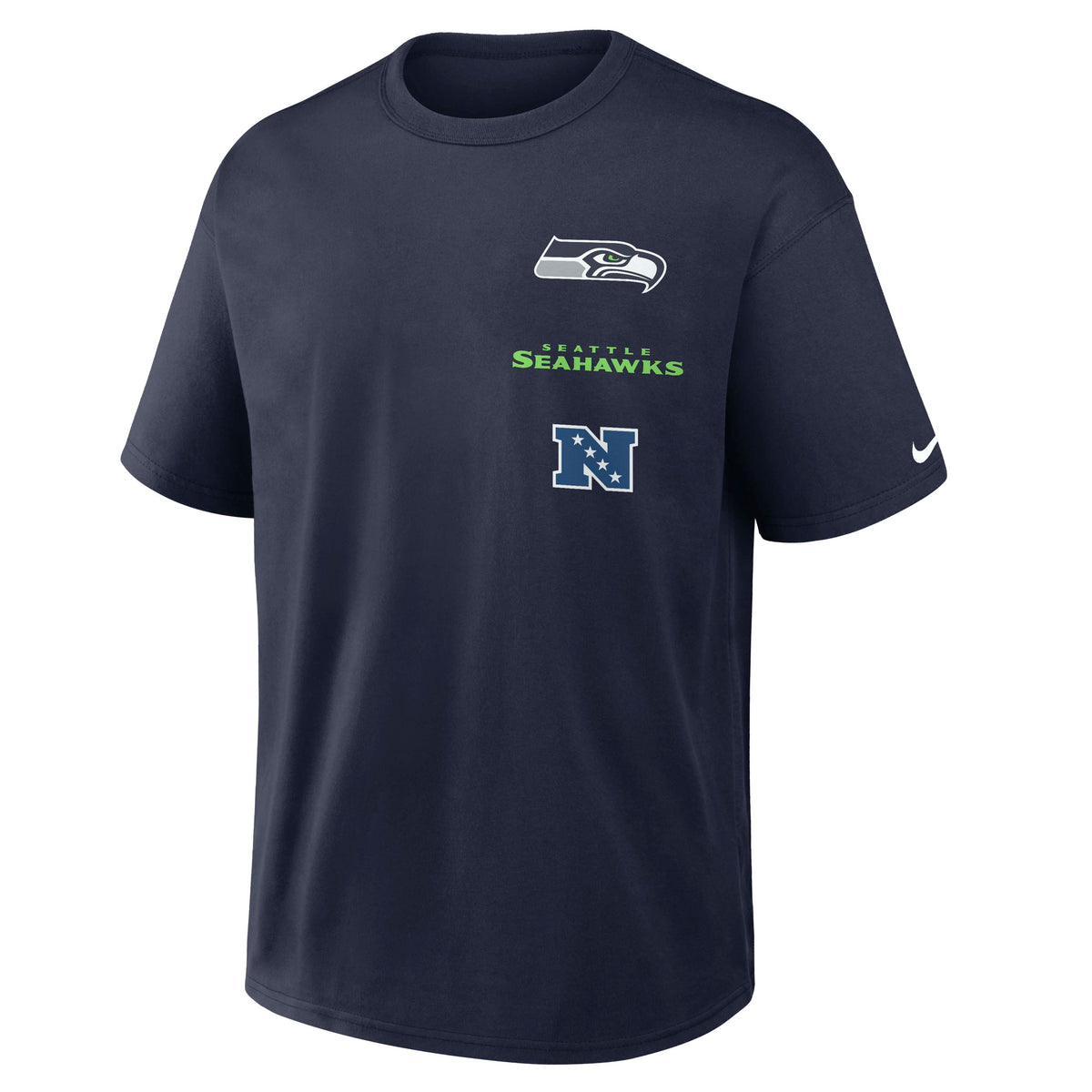 NFL Seattle Seahawks Nike Logo Max90 T-Shirt- Black