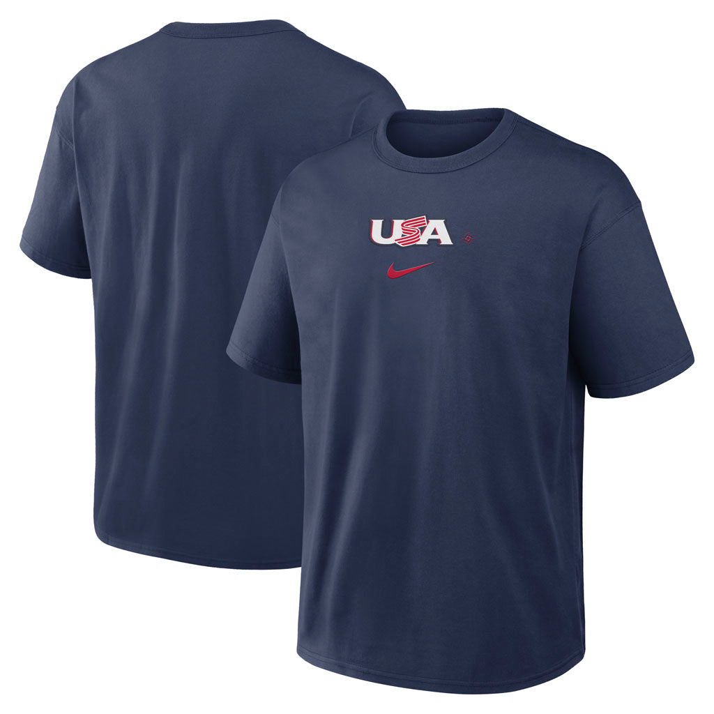 WBC USA Nike 2026 Max90 T-Shirt - Navy