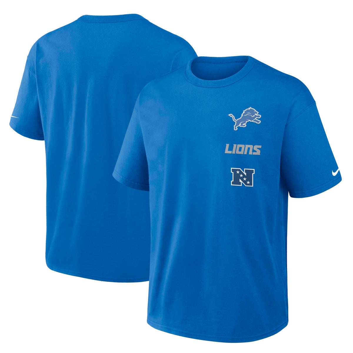 NFL Detroit Lions Nike Logo Max90 T-Shirt- Black