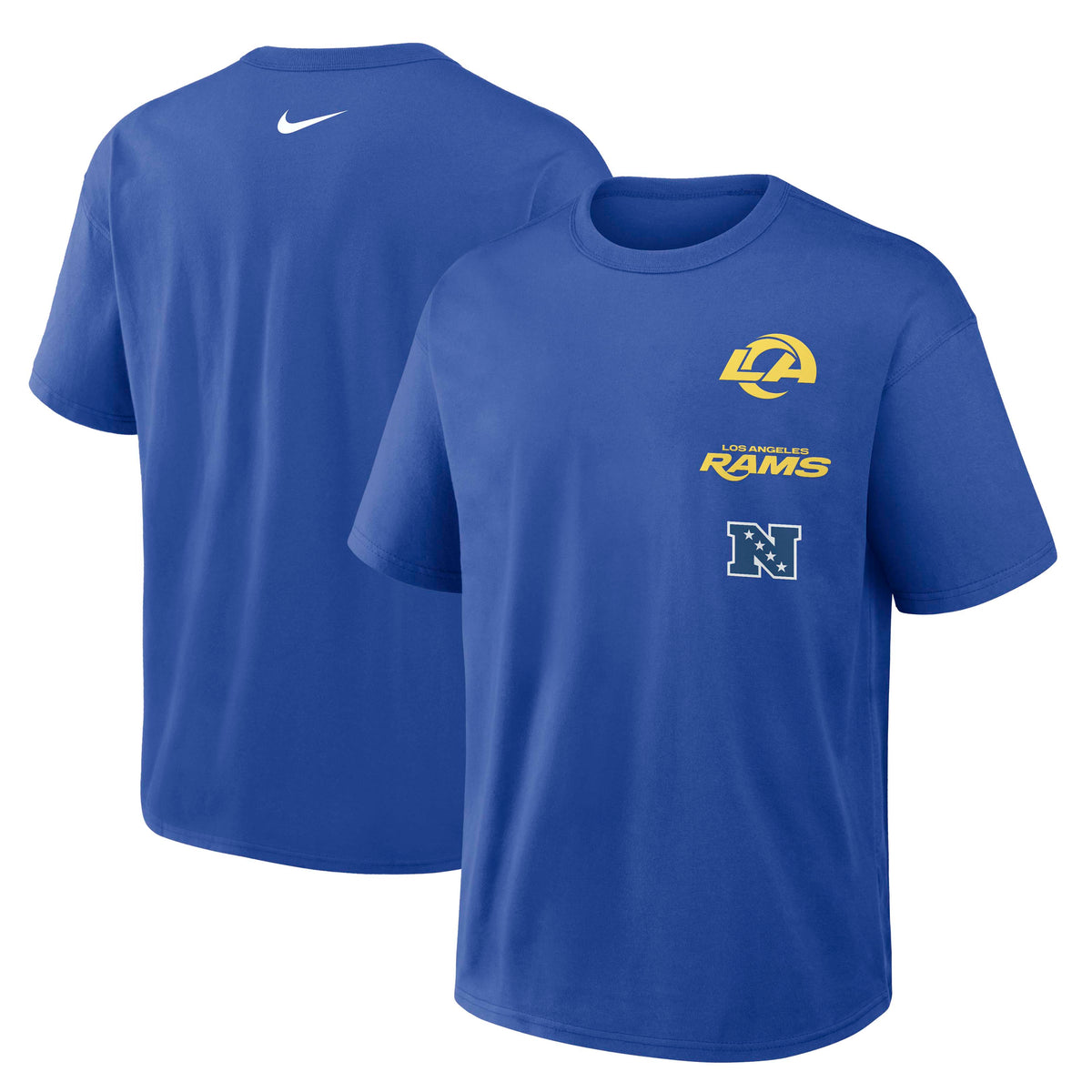 NFL Los Angeles Rams Nike Logo Max90 T-Shirt- Black