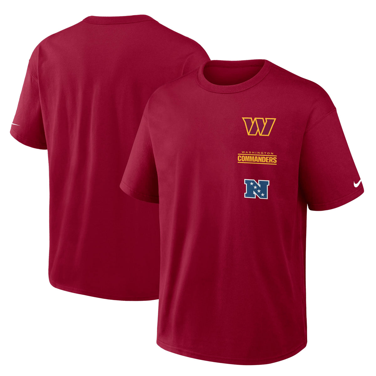 NFL Washington Commanders Nike Logo Max90 T-Shirt- Black