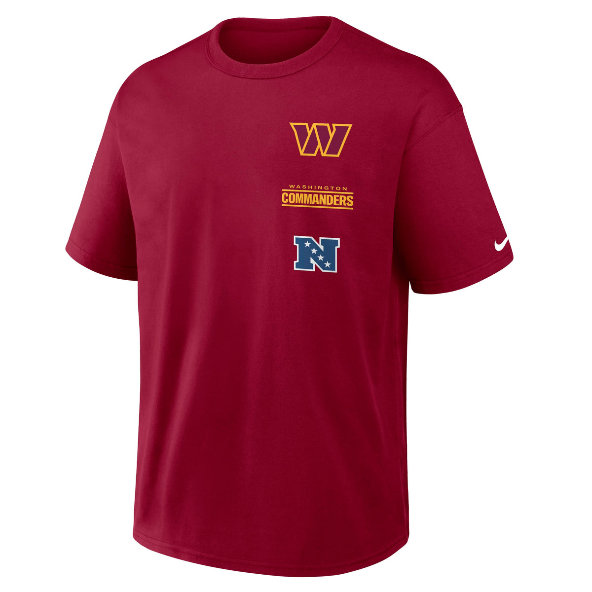 NFL Washington Commanders Nike Logo Max90 T-Shirt- Black