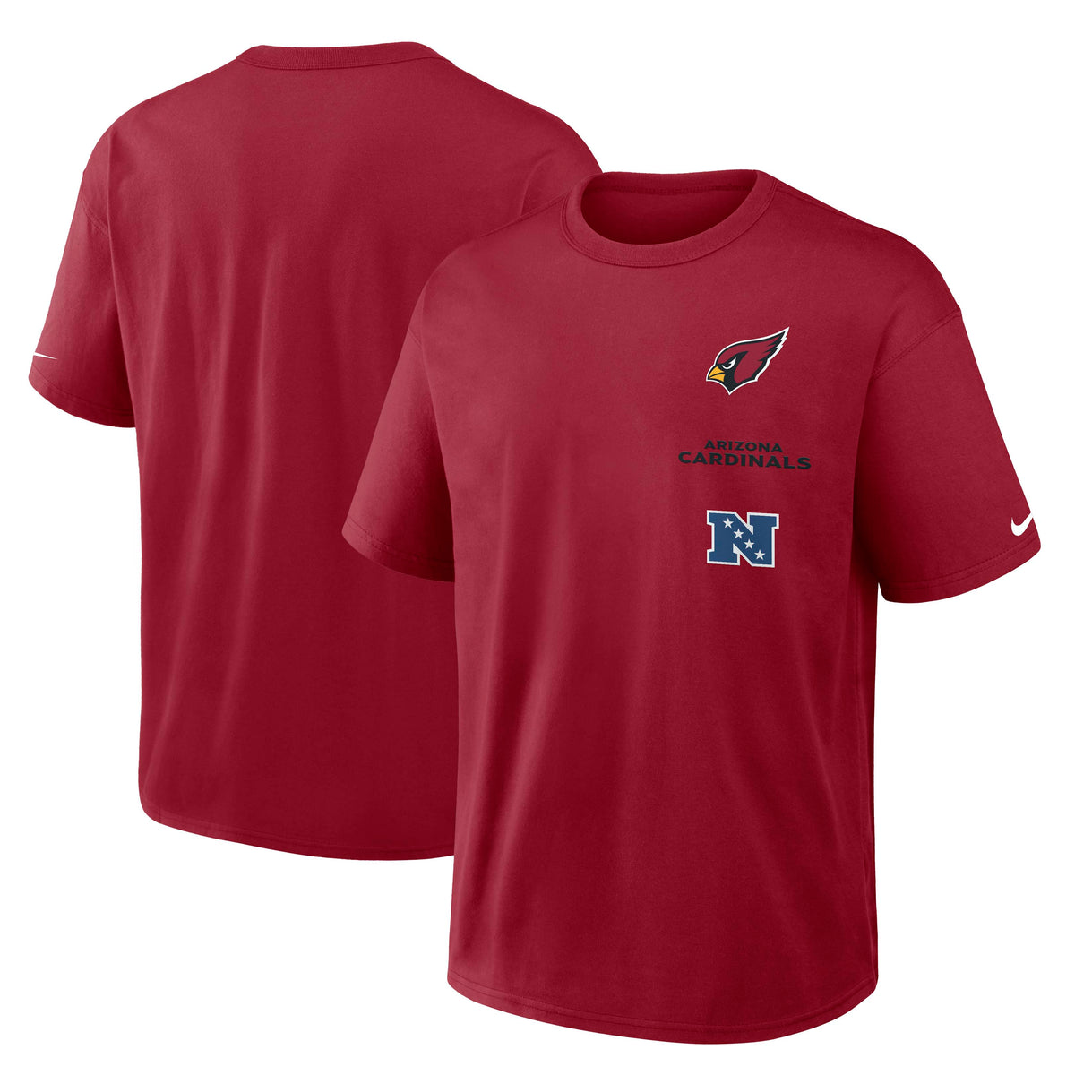 NFL Arizona Cardinals Nike Logo Max90 T-Shirt- Black