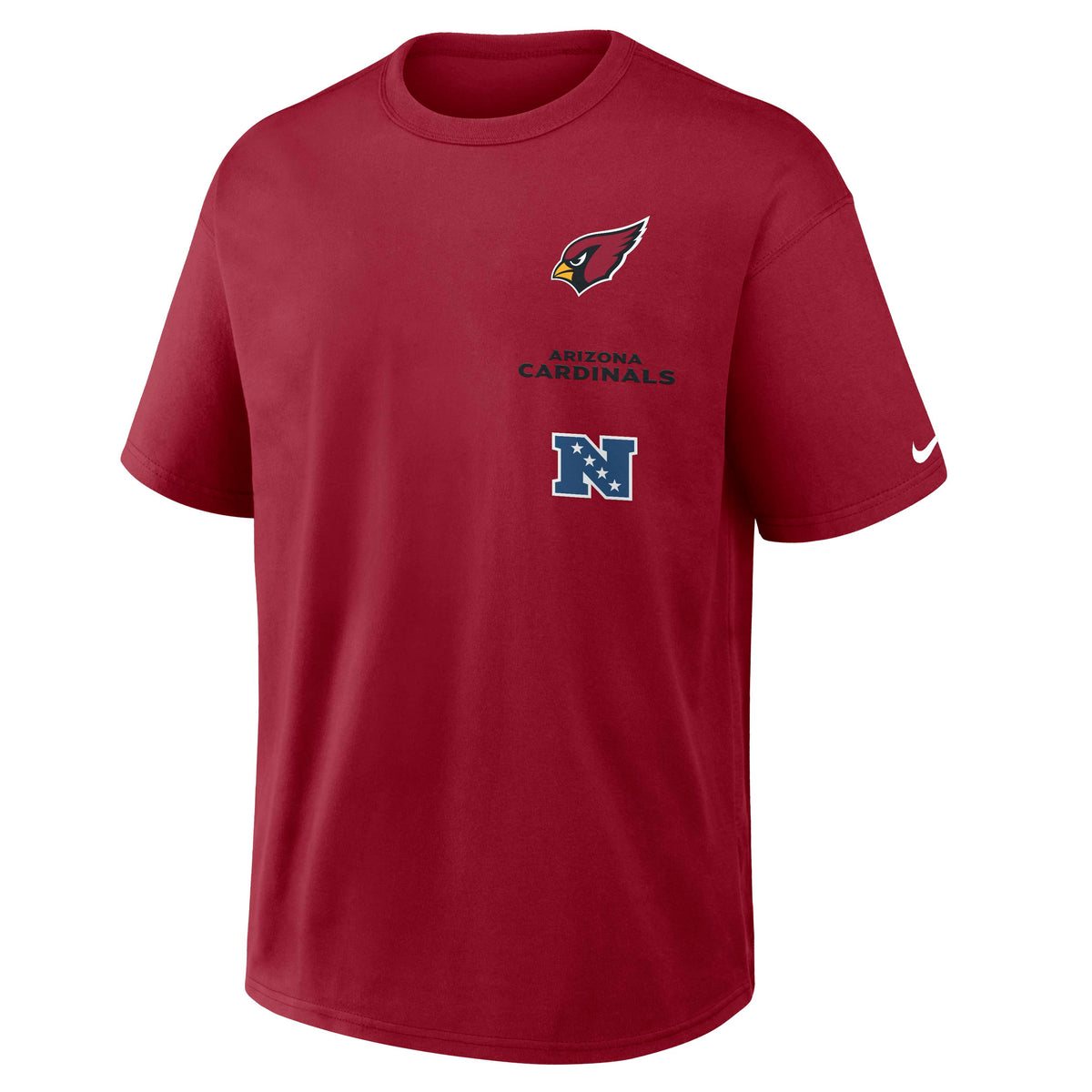 NFL Arizona Cardinals Nike Logo Max90 T-Shirt- Black