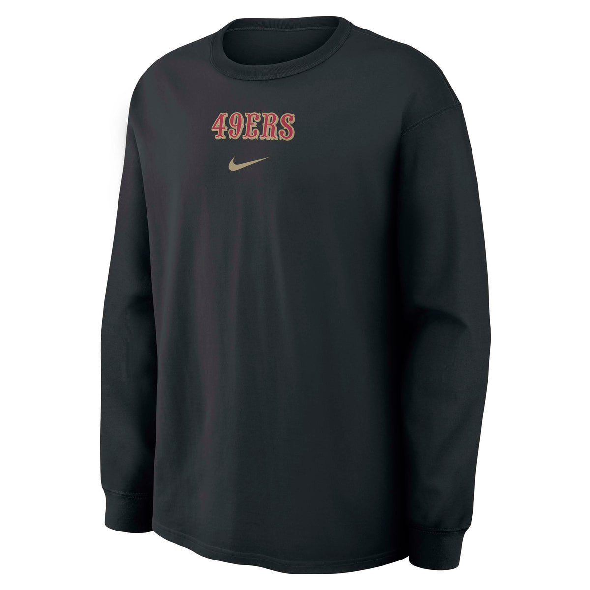 NFL San Francisco 49ers Nike Rivalry Max90 Long Sleeve T-Shirt- Black