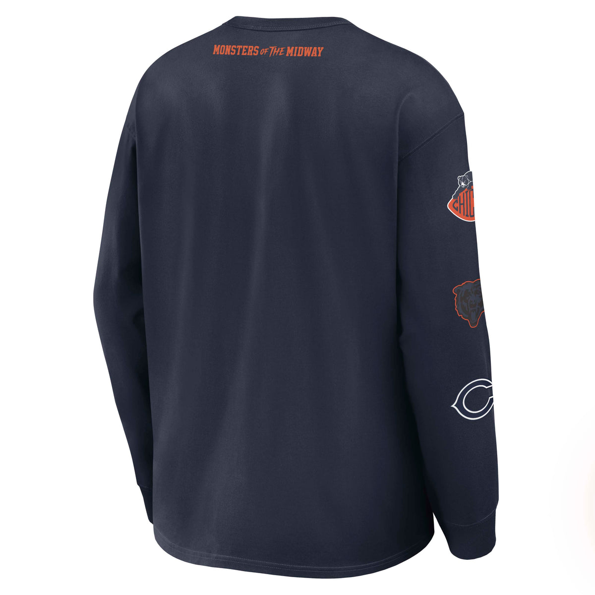 NFL Chicago Bears Nike Rivalry Max90 Long Sleeve T-Shirt- Navy