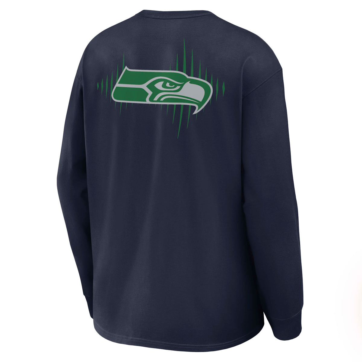 NFL Seattle Seahawks Nike Rivalry Max90 Long Sleeve T-Shirt- Navy