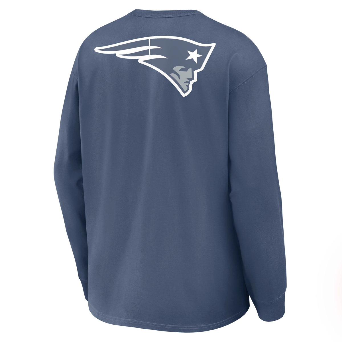 NFL New England Patriots Nike Rivalry Max90 Long Sleeve T-Shirt- Blue