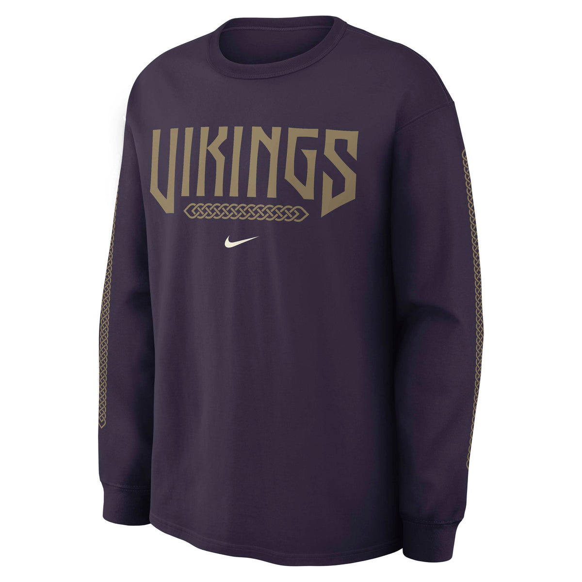 NFL Minnesota Vikings Nike Rivalry Max90 Long Sleeve T-Shirt- Purple