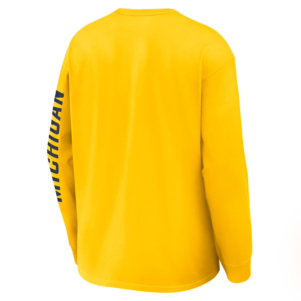 NCAA Michigan Wolverines Nike Max90 Legacy Long Sleeve T-Shirt- Gold