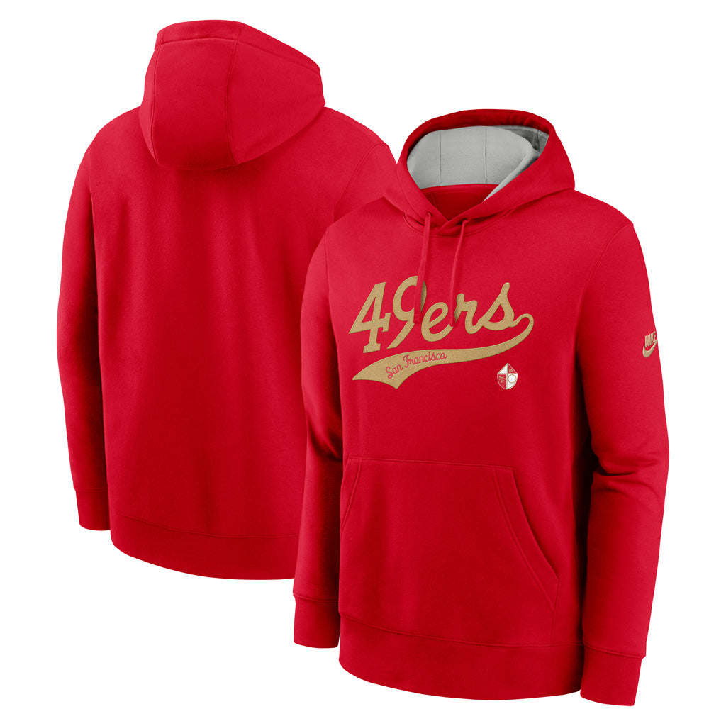 NFL San Francisco 49ers Nike Rewind Club Pullover Hoodie