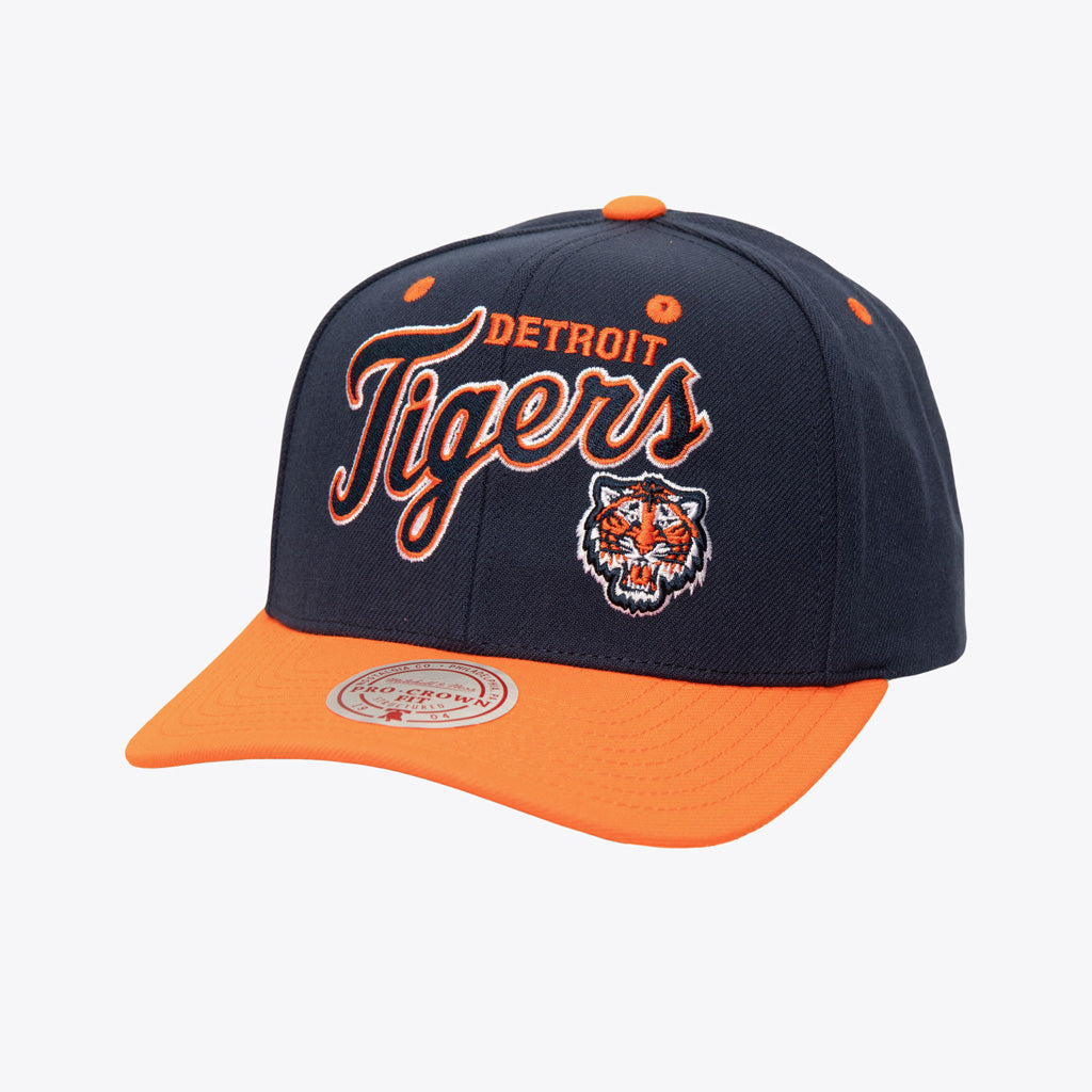 MLB Detroit Tigers Mitchell &amp; Ness Cooperstown All In 2.0 Pro Snapback Hat - Navy