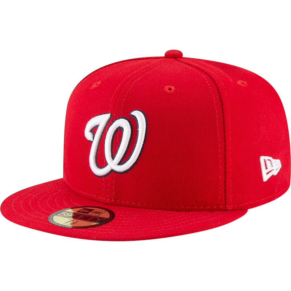 MLB Washington Nationals New Era Authentic Collection Home On-Field 59FIFTY Fitted Hat - Red