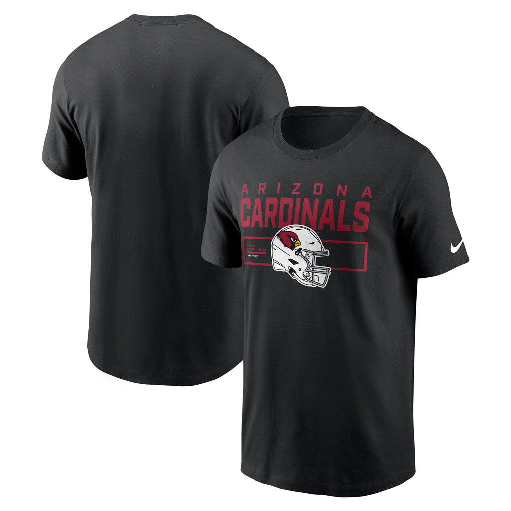NFL Arizona Cardinals Nike Helmet Essential T-Shirt - Black