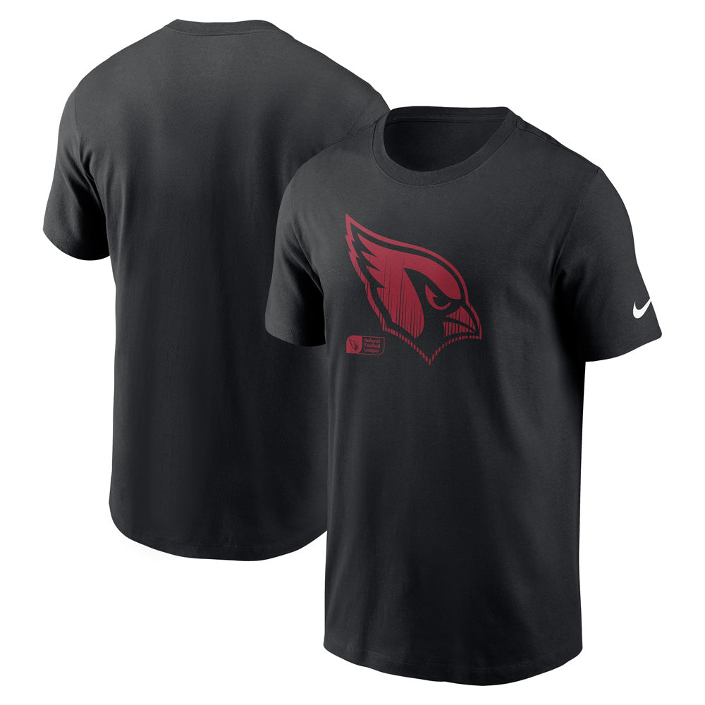 NFL Arizona Cardinals Nike Faded Essential T-Shirt - Black
