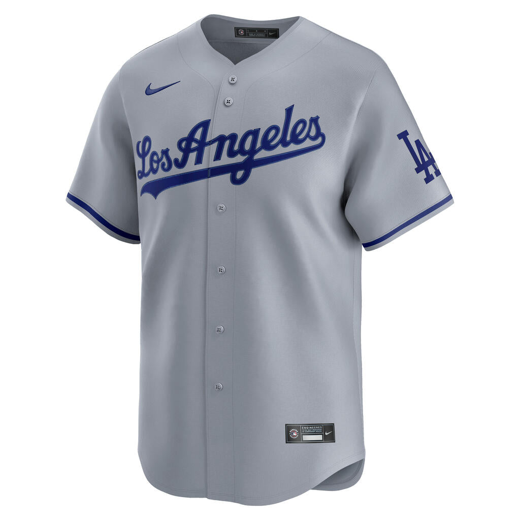 MLB Los Angeles Dodgers Nike Road Limited Jersey - Gray