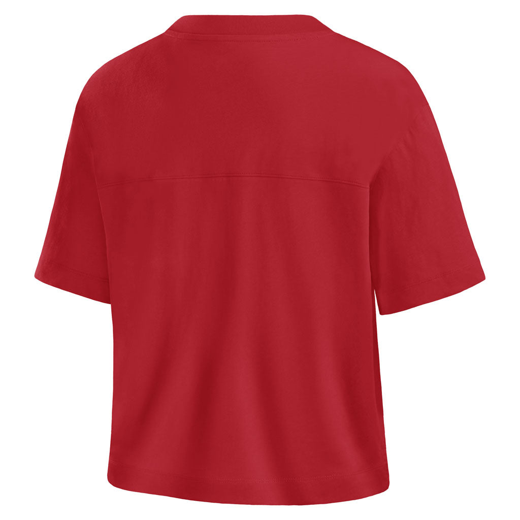NFL Kansas City Chiefs Women's Fanatics Option Read Fashion Top - Red