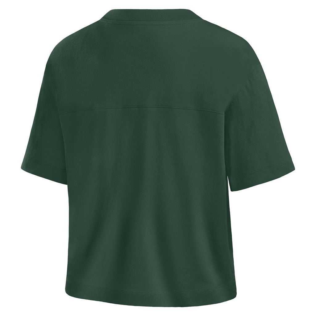 NFL Green Bay Packers Women's Fanatics Option Read Fashion Top - Green