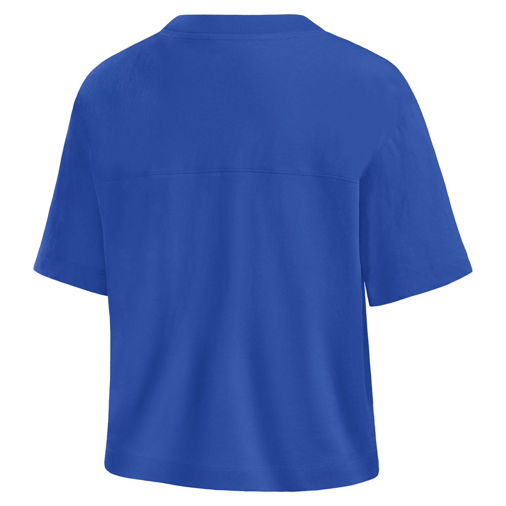 NFL Detroit Lions Women's Fanatics Option Read Fashion Top - Blue