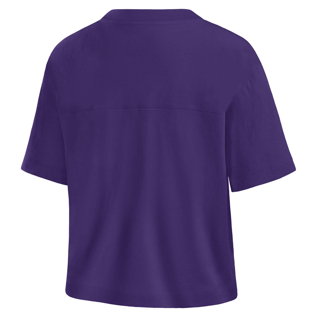 NFL Minnesota Vikings Women's Fanatics Option Read Fashion Top - Purple