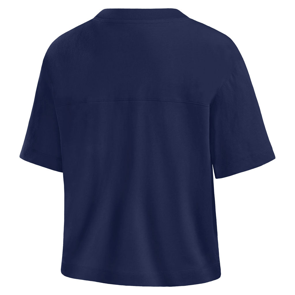 NFL Denver Broncos Women's Fanatics Option Read Fashion Top - Navy