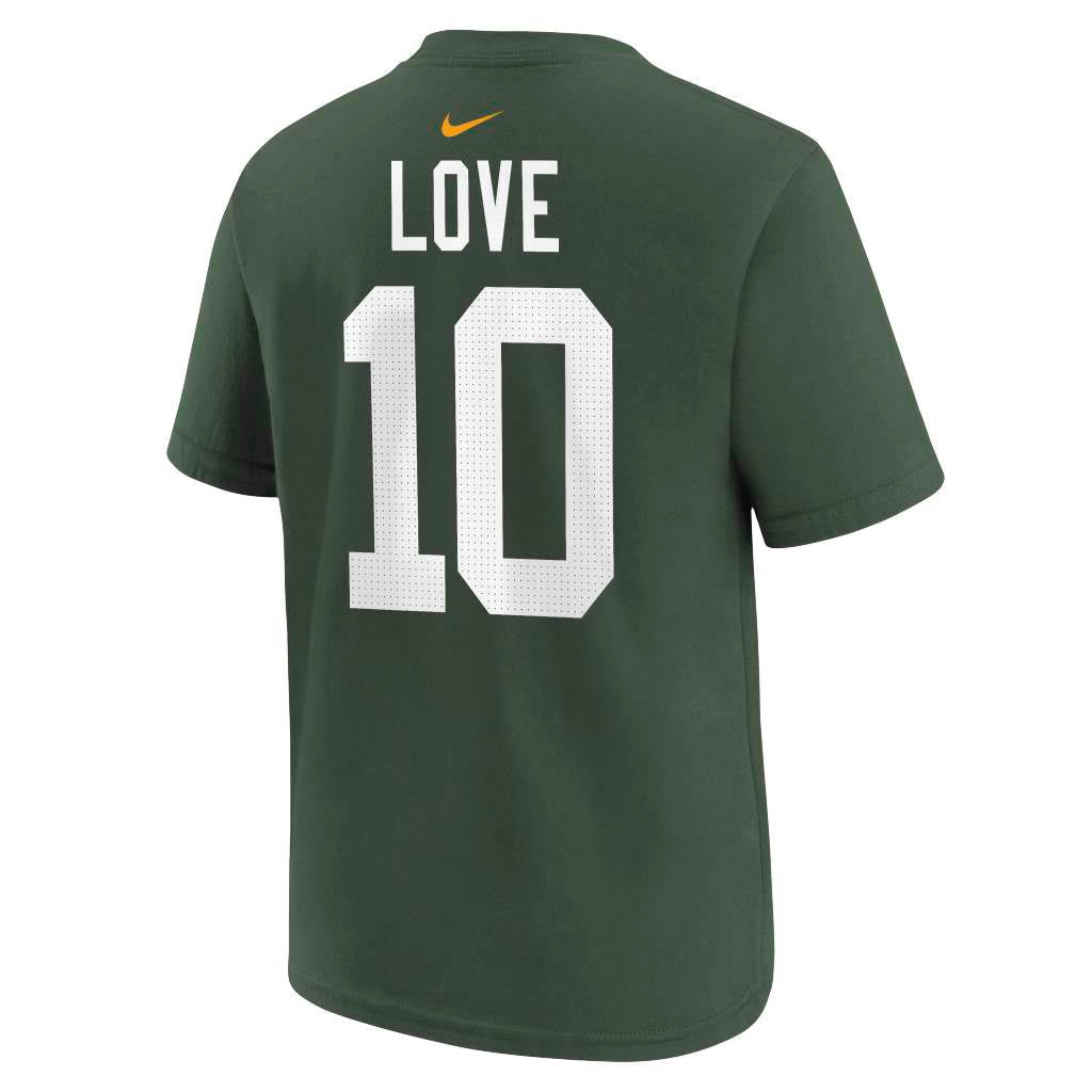 NFL Green Bay Packers Jordan Love Youth Nike Name & Number T-Shirt - Green