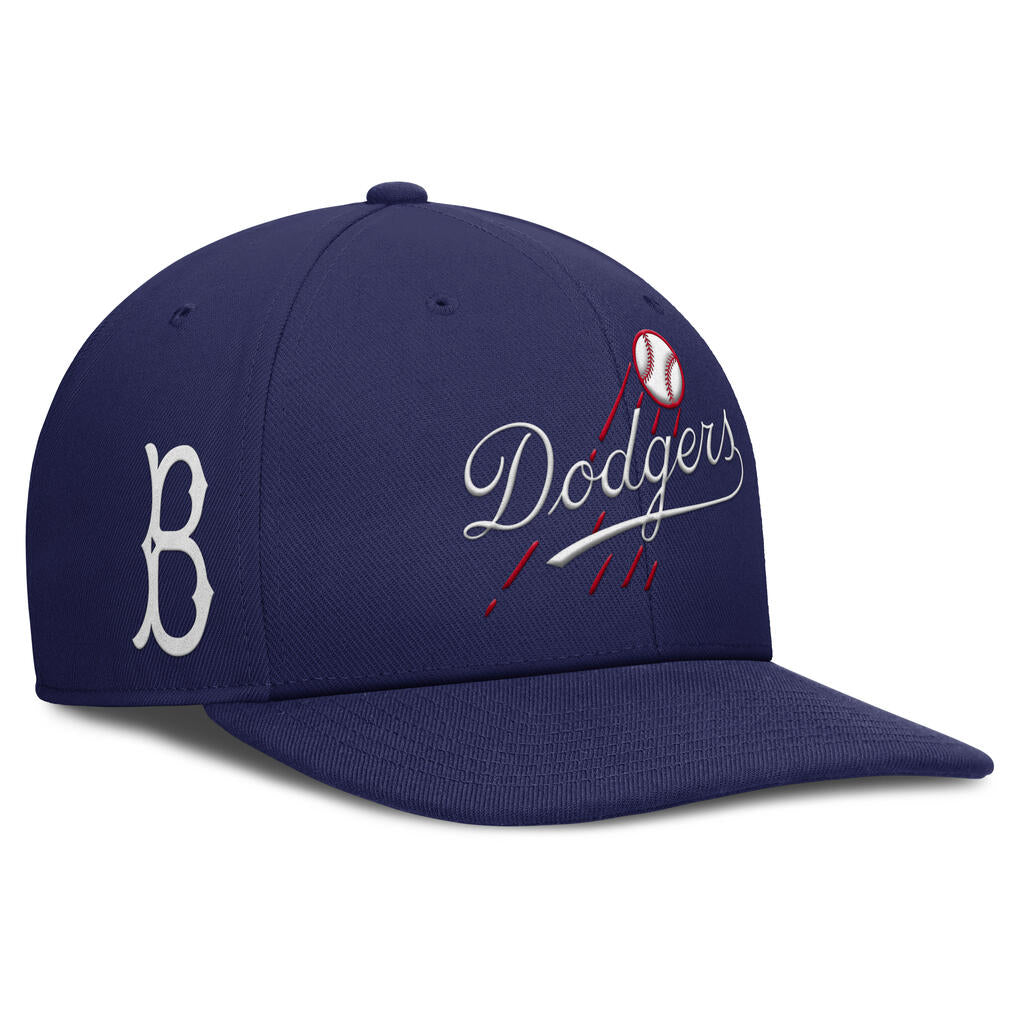MLB Los Angeles Dodgers Nike Coopertsown Dri-Fit Snapback Hat - Blue