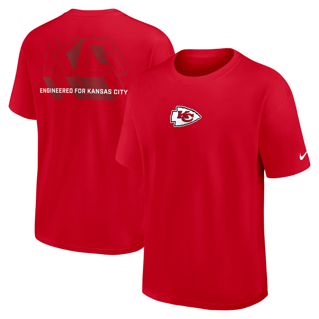 NFL Kansas City Chiefs Nike Essential Heavy Max90 T-Shirt - Red