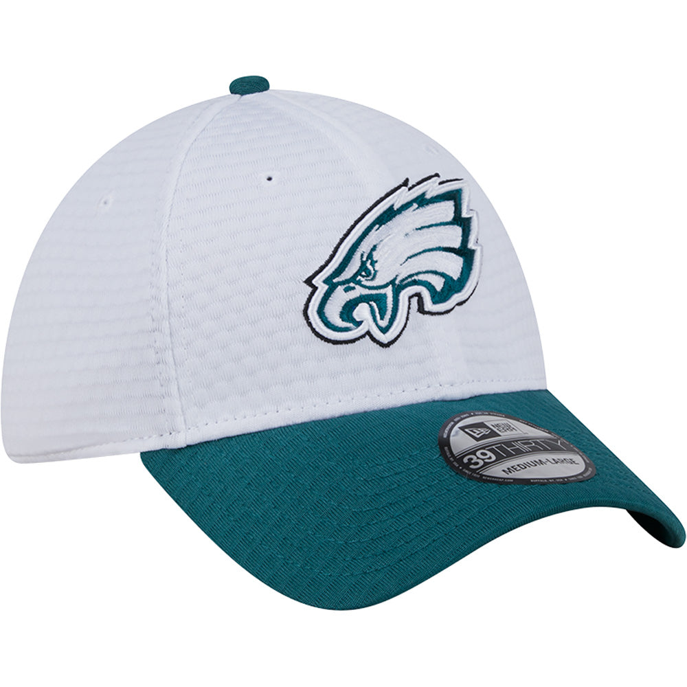 NFL Philadelphia Eagles New Era 2024 Training 39THIRTY Flex Fit Hat - White