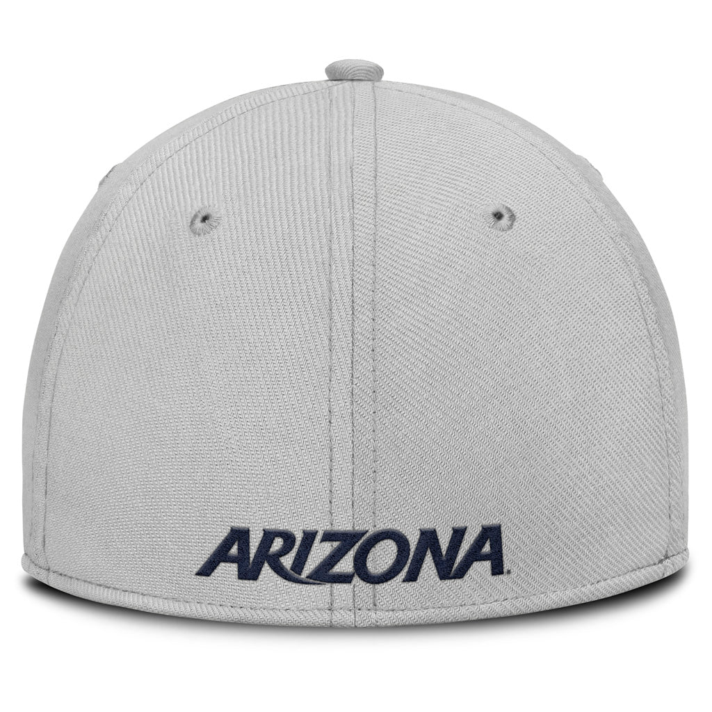 NCAA Arizona Wildcats Nike Primary Practice Swooshflex Fit Hat - White