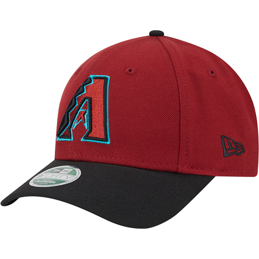 MLB Arizona Diamondbacks Youth New Era Game Player Replica 9FORTY M-Crown Hat - Red