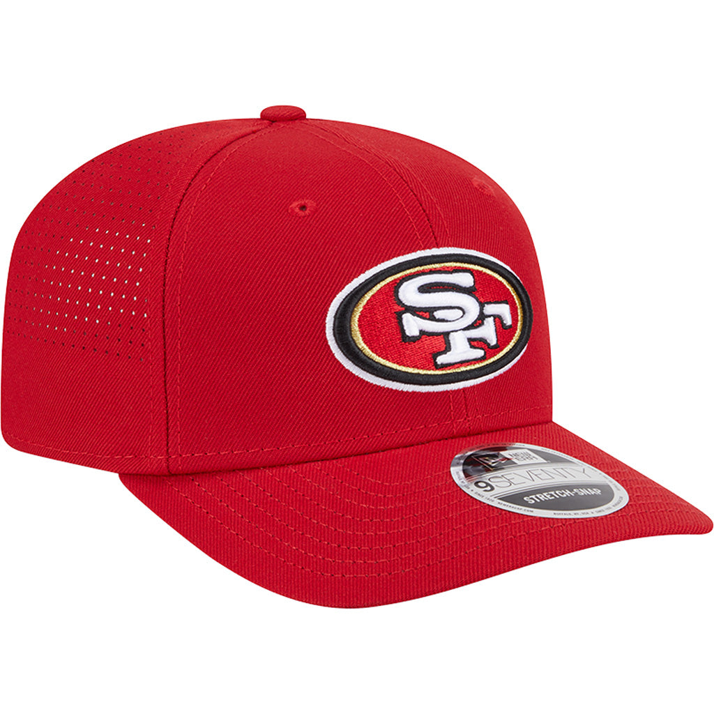 NFL San Francisco 49ers New Era Performance 9SEVENTY Stretch-Snapback Hat - Red