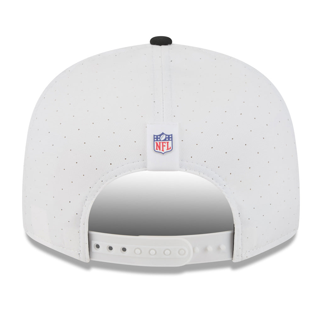NFL Atlanta Falcons New Era 2025 Training 9FIFTY Split Panel Snapback Hat - White