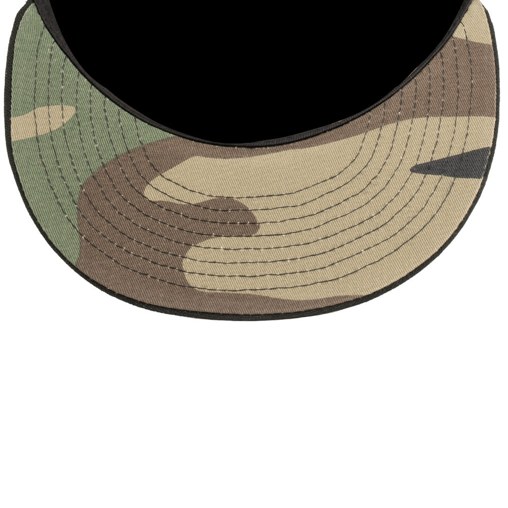 MLB San Diego Padres New Era Commando 9FIFTY Snapback Hat - Black