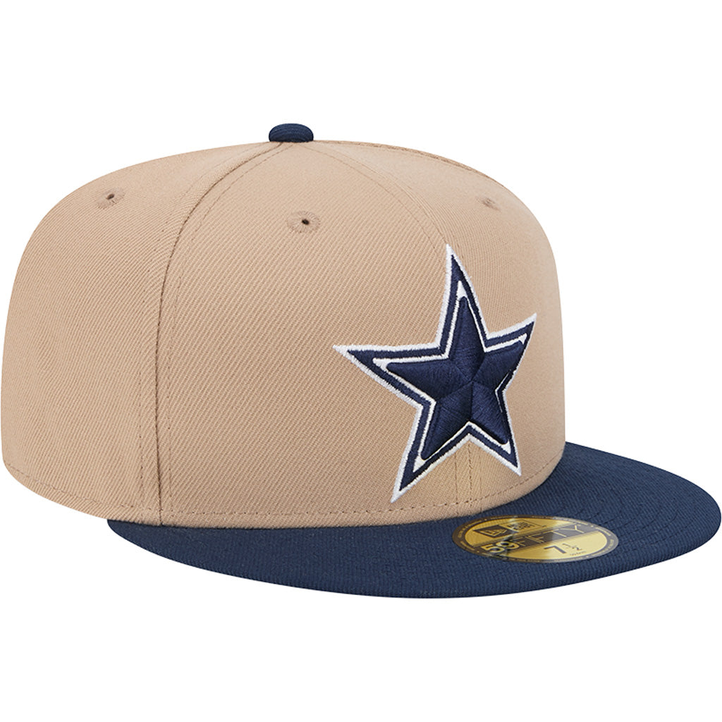 NFL Dallas Cowboys New Era Camel 59FIFTY Fitted Hat