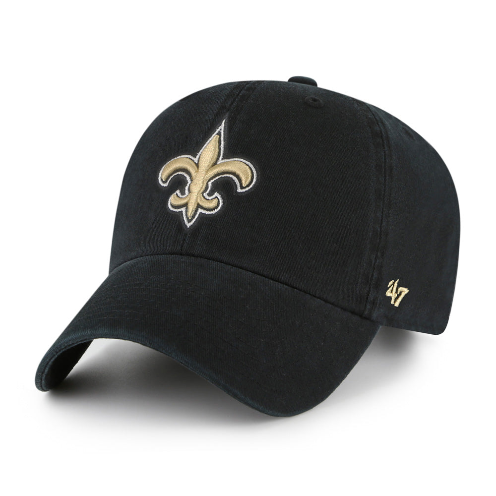 NFL New Orleans Saints &#39;47 Brand Clean Up Hat - Black