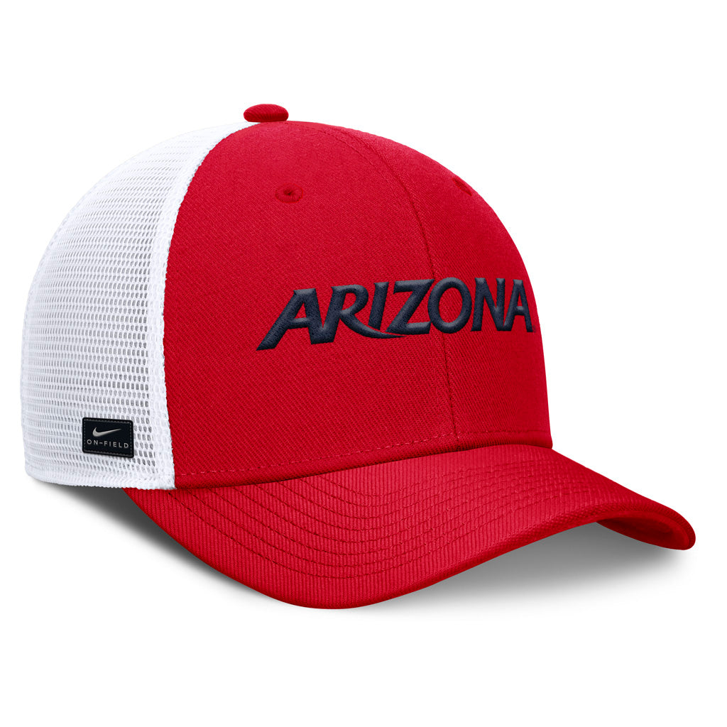 NCAA Arizona Wildcats Nike Script Snapback Trucker Hat - Red