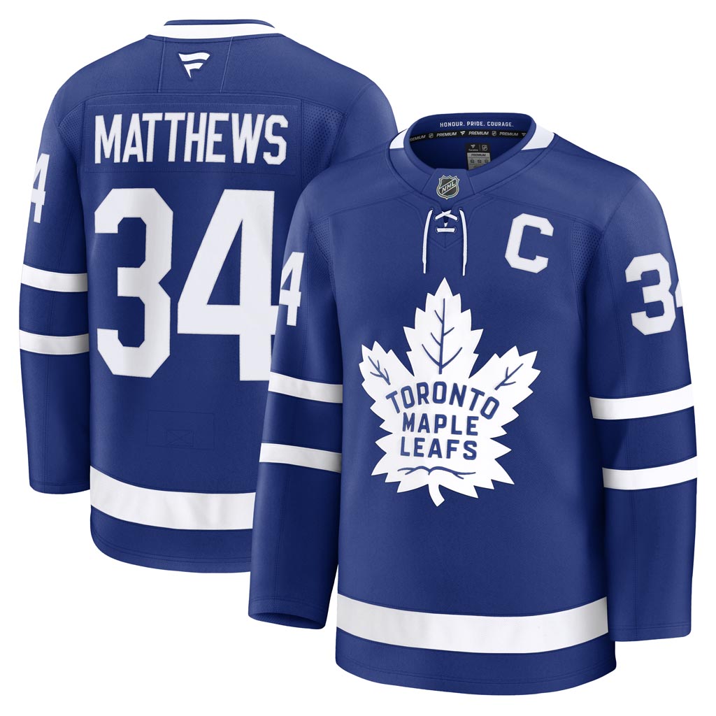 NHL Toronto Maple Leafs Auston Matthews Home Premium Jersey - Blue