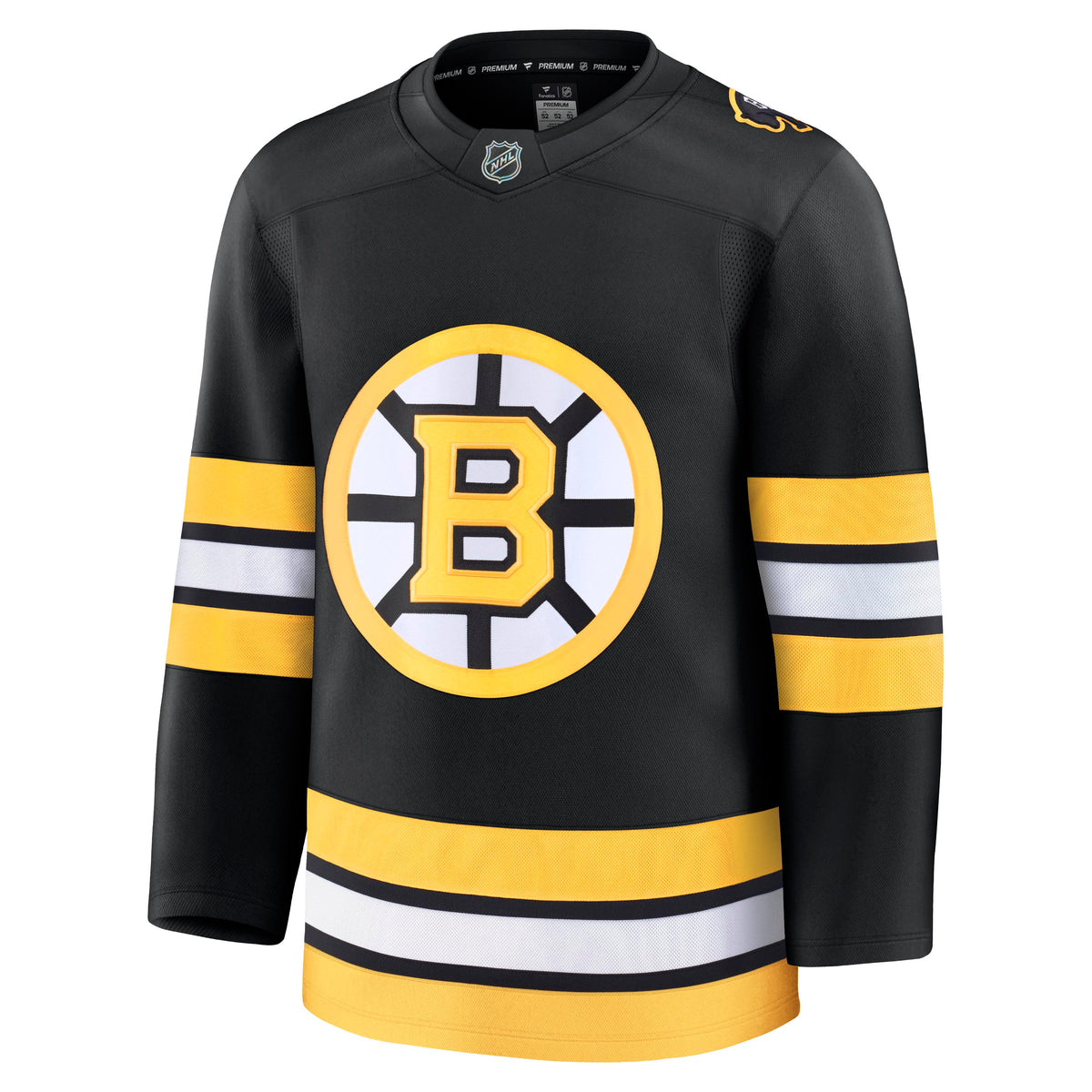 NHL Boston Bruins Fanatics Home Premium Jersey- Black